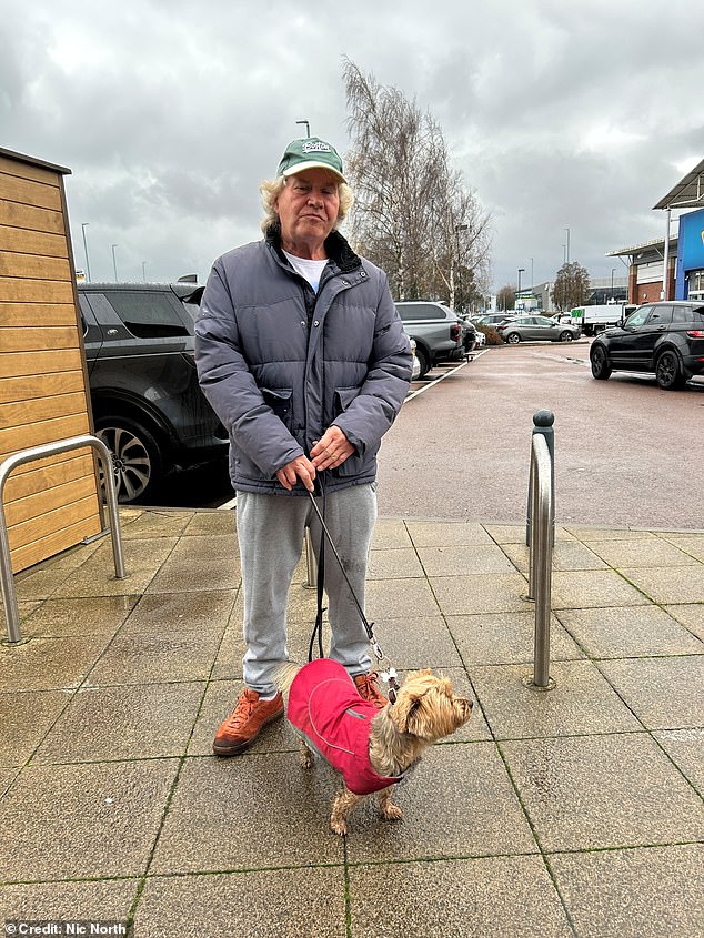 Lance Western, 65, said he was saddened to see the flags in Cheltenham had been removed