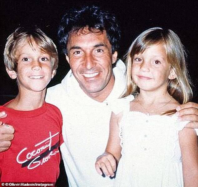Instead of rehashing the past, the singer-songwriter said that he and his kids have decided to focus on the 'present' (Oliver, Bill and Kate pictured in the 1980s)