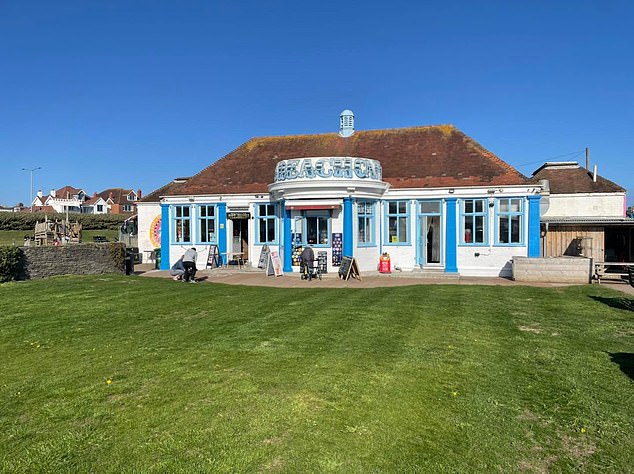 Fatboy Slim, aka Norman Cook, 62, and his manager Dan Stockland say the time is right for a new owner to come in and bring a fresh vision to the cafe (pictured)
