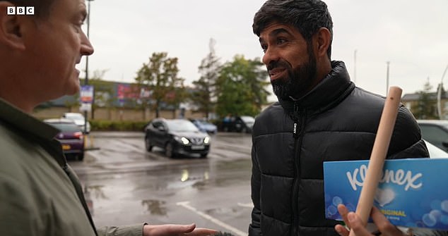 When confronted by the BBC, Shaxawan (pictured, in the BBC's coverage) categorically denied 'every allegation, insinuation and claim made'