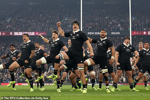 The All Blacks underwent the iconic ritual at Twickenham on Saturday and England attempted to face off against them