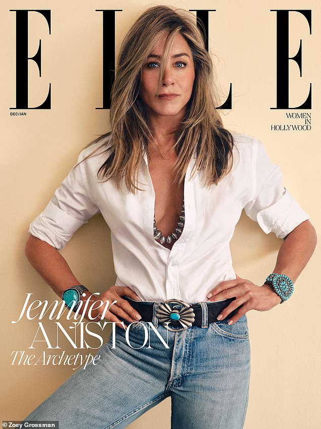Although she has generally stayed private about her relationship, Aniston raved about Curtis in a new interview that ran this week in Elle