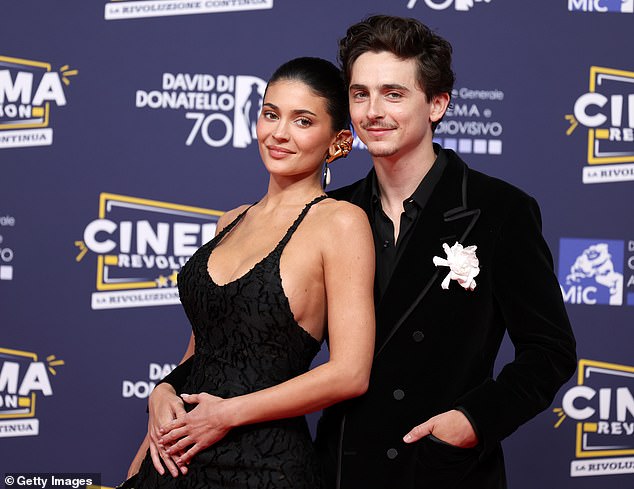 Chalamet 'broke up with Kylie,' one source claimed, adding, 'this has happened before ¿ but she talked him into getting back together. She is crazy about him so that could well happen again' (pictured May)