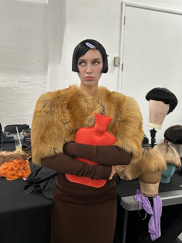 Iris Law, 25, has swapped her bleached blonde locks for a dark bob, becoming the double of her actress mum, Sadie Frost