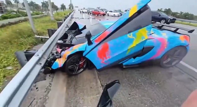 In 2024, Doherty hit headlines after crashing a $300,000 McLaren. He was live-streaming at the time