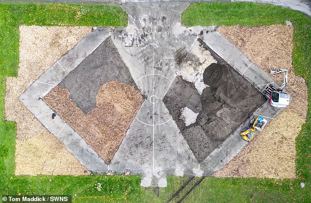 The games area in the Memorial Park first opened in 2010 but has been demolished after years of legal battles