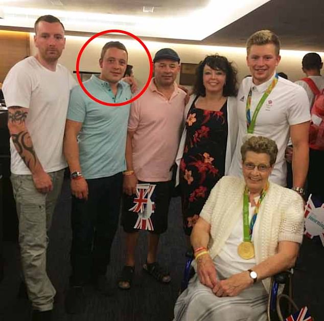 Adam hunkered down at his father-in-law Gordon's home after the feud intensified when his brother James was arrested over claims he sent Peaty a barrage of verbal threats