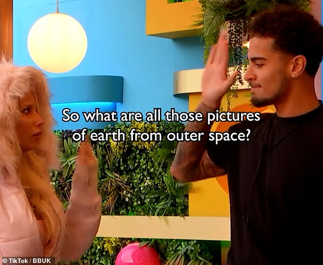 In a recent episode of the ITV show, two housemates - Marcus and Elsa - insist the Earth is flat and that photos from space are fake, my by AI
