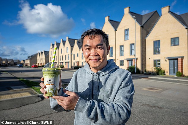 Dennis Wong moved to Northstowe three years ago and said he wanted to offer something 'different' because locals have 'nothing here'