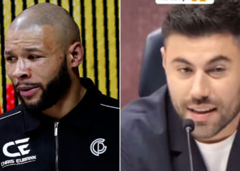 Chris Eubank Jr scolds promoter after storming out of post-fight press conference after Conor Benn loss