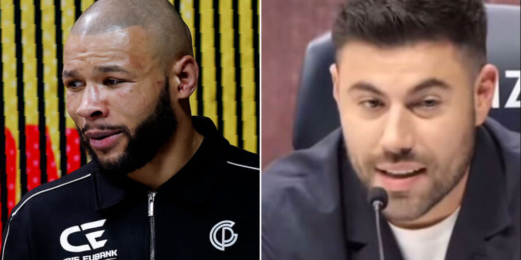 Chris Eubank Jr scolds promoter after storming out of post-fight press conference after Conor Benn loss