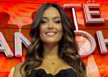 Albania's Laura Woods gets new job as she stuns in bold outfit ahead of England clash