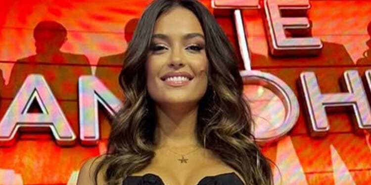 Albania's Laura Woods gets new job as she stuns in bold outfit ahead of England clash