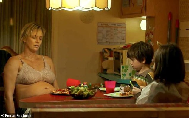 Over a decade later the star pulled off a similar feat for 2018's Tully, which saw her gain some 50lbs to play a mother on the brink of a mental breakdown