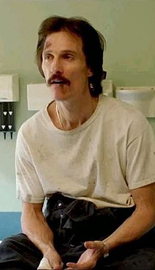 The actor embarked on a strict diet of Diet Coke, egg whites for breakfast and a piece of chicken or five ounces of fish and a small side of vegetables a day to slim down shifting from 188lbs to 135lbs