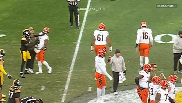 Ramsey reacted by punching the Bengals wide receiver, leading to a mass on-field brawl