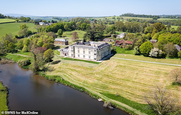 The eccentric resides at Great Fulford  an imposing Devon manor house and 3000 acre estate