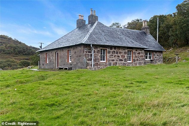 BARGAIN: The highland estate of Arrina comes with its own island and is on sale for less than most two-bed London flats