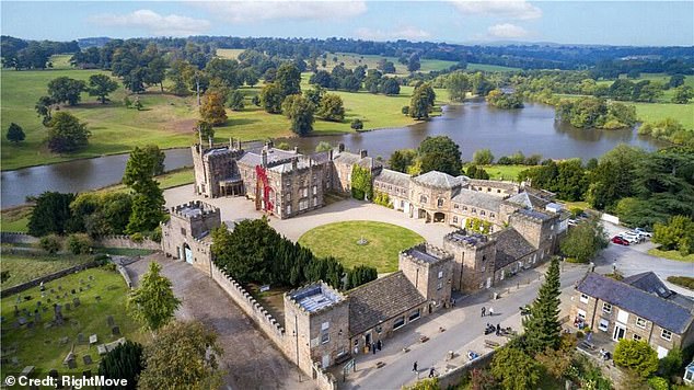 REDUCED: Even prestige properties like Harrogate's Ripley Castle are struggling to shift for £7.5million