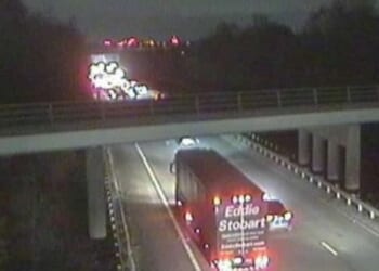 Major motorway shut in both directions after crash as emergency services rush to scene