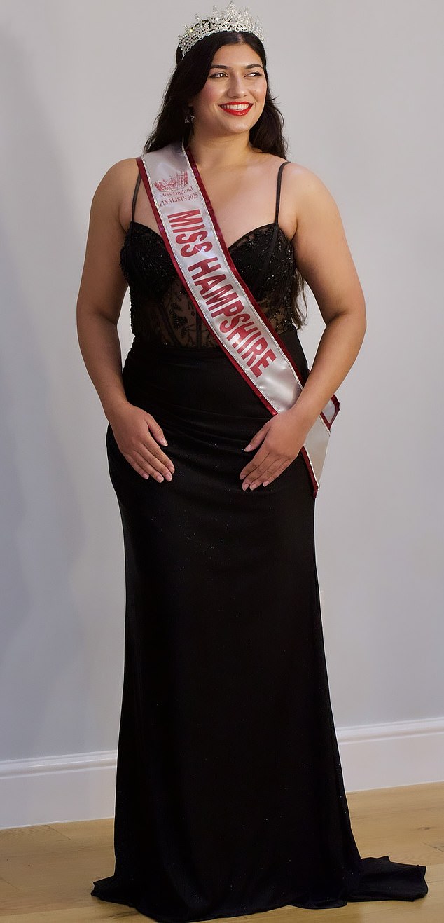 She said she wanted to do Miss England because 'most people' had told her, alongside what she had done so far, that it wasn't achievable