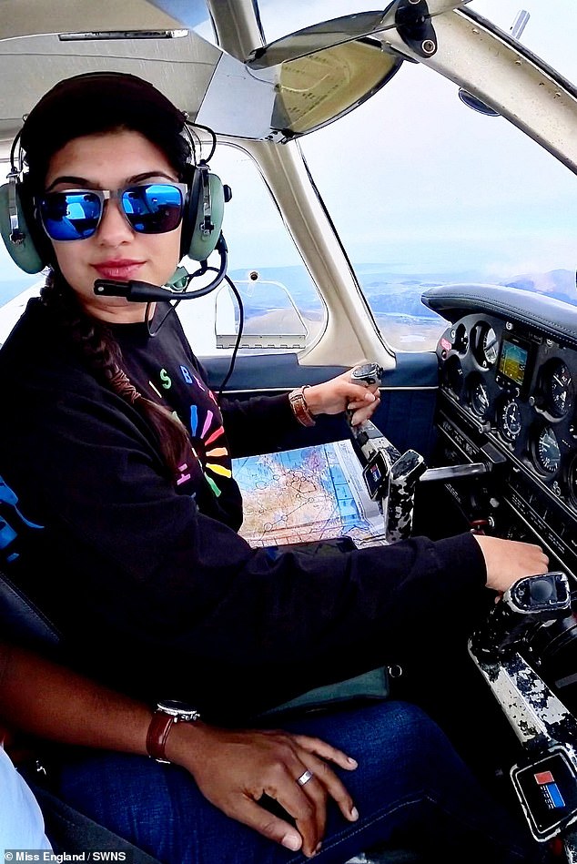 She said: 'I first fell in love with flying while watching the Red Arrows perform at a D-Day celebration at 15'