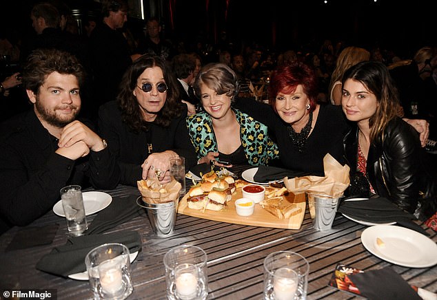 When The Osbournes burst onto screens in 2002 they promised to give an unfiltered look into their home life, yet eldest daughter Aimee refused to take part (L-R Jack, Ozzy, Kelly, Sharon and Aimee in 2010)