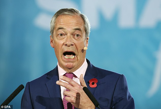Reform UK leader Nigel Farage said: ‘The Home Secretary sounds like a Reform supporter. Sadly, with the Human Rights Act and ECHR the changes won’t survive the courts – or probably even her own backbenchers’