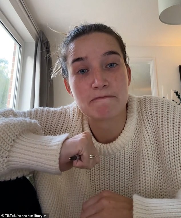 Mother-of-two Hannah, who works in the military, said her nursery bill for October 2025 came to more than £2,000 - her 'entire salary'