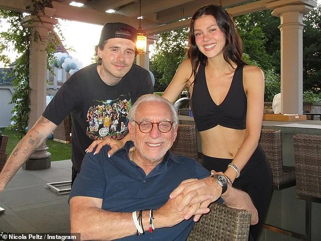 Brooklyn has spent plenty of time with Nicola's family, with the aspiring chef plastering snaps on social media with his billionaire father-in-law Nelson Peltz and siblings-in-law