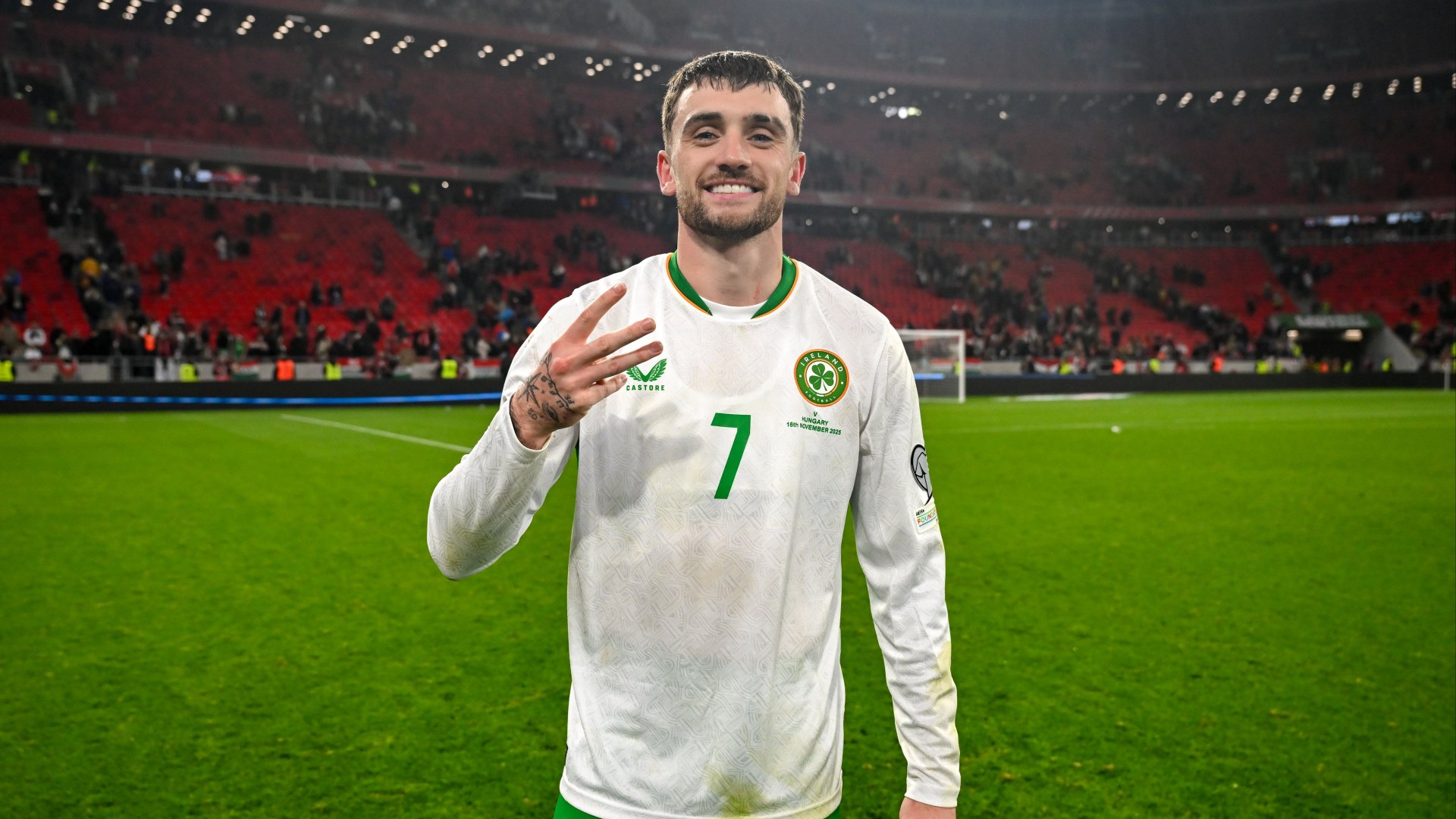 Who is Republic of Ireland striker Troy Parrott?