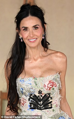 Demi pictured at the premiere