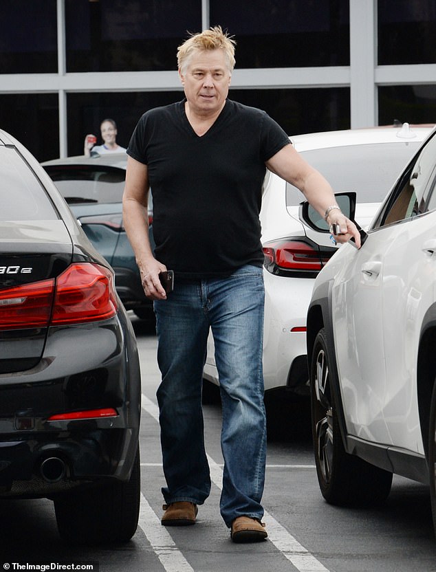 Kaelin was pictured earlier this week as he ran errands around LA, including filling up his car and picking up some items at a pharmacy