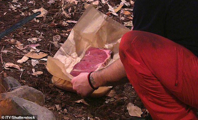 Jack was quick to reference his culinary skills, as he guided the celebrities on how to know the steak was done, as he said: 'Just so everyone knows, second place on Cooking With The Stars'