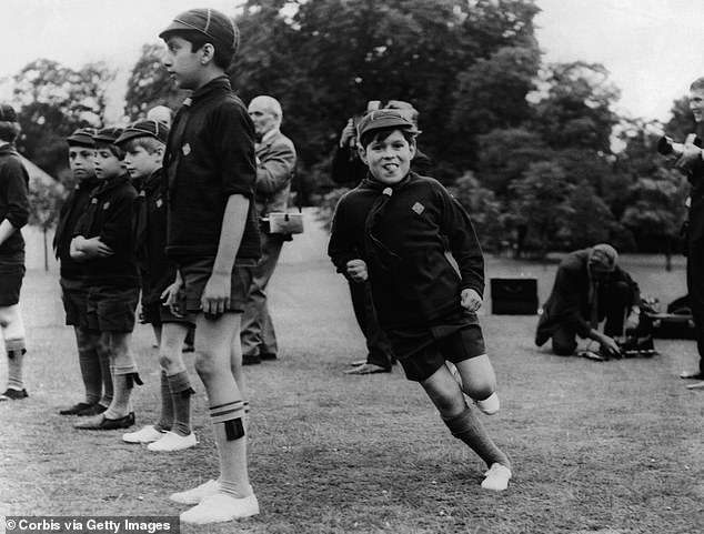 Aged eight, Andrew was sent to Heatherdown Preparatory School in Ascot, Berkshire, where he gained a reputation as a bit of a bully - or 'a natural boss', according to his father, Prince Philip. A fellow pupil remembered him as a 'cocky' child who 'had a high opinion of himself'