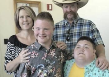 My lad begged for a brother so I adopted 5 kids with Down Syndrome