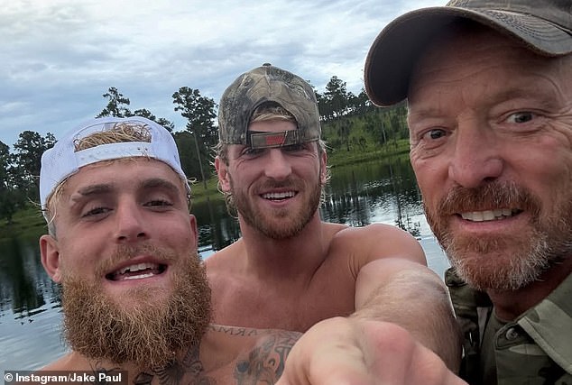 The fight with Paul (pictured with brother Logan) will be a full professional contest and will air on Netflix, with DAZN heavily compensated to allow Joshua to compete on a rival platform