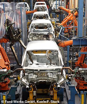 The Ford factory in Cologne (pictured) produced its final Fiesta on 7 July 2023. The small hatchback has been built at the German plant since 1989 - and for the UK market since the Mk5 Fiesta arrived on sale from 2002