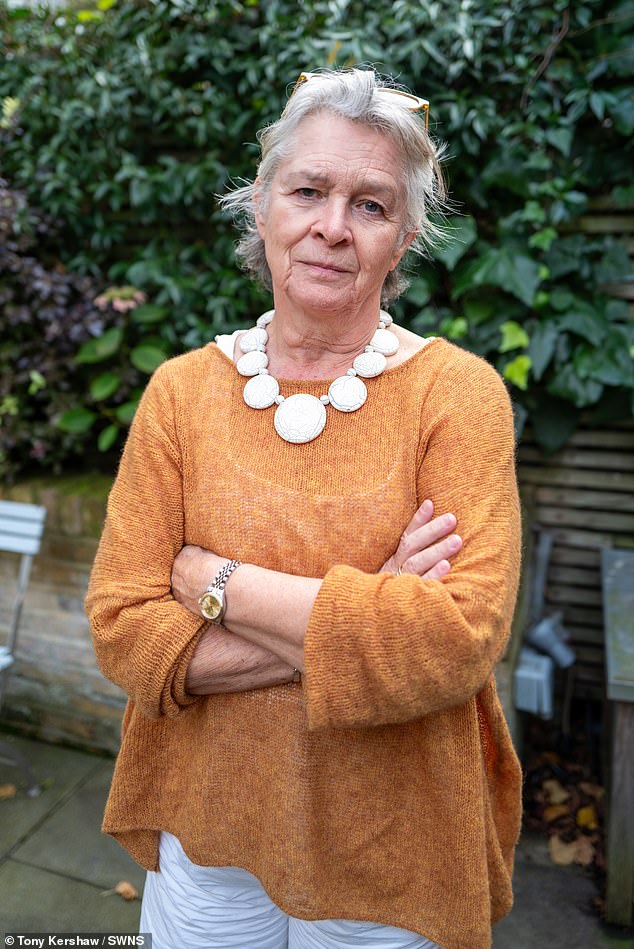 Christine Gambles, 69, says that since her husband passed away four years ago, she has been unable to cover the costs for her home, so she is looking at selling after 25 years on the street