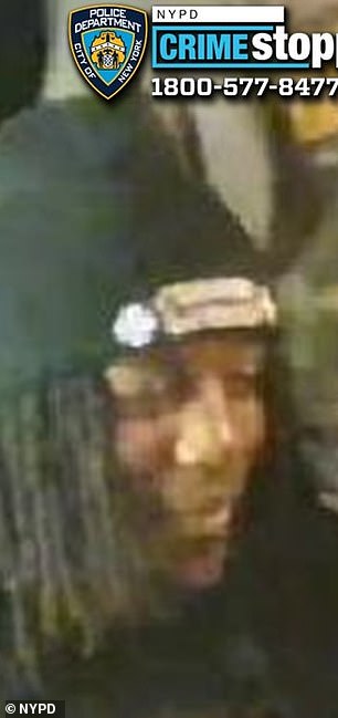 They say he fled the scene on foot and was wearing a black cap and multicolored sneakers