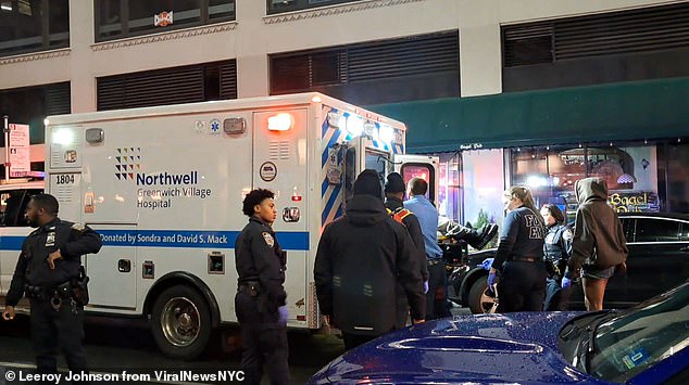 The New York Jets cornerback was loaded into the back of an ambulance shortly after 2am