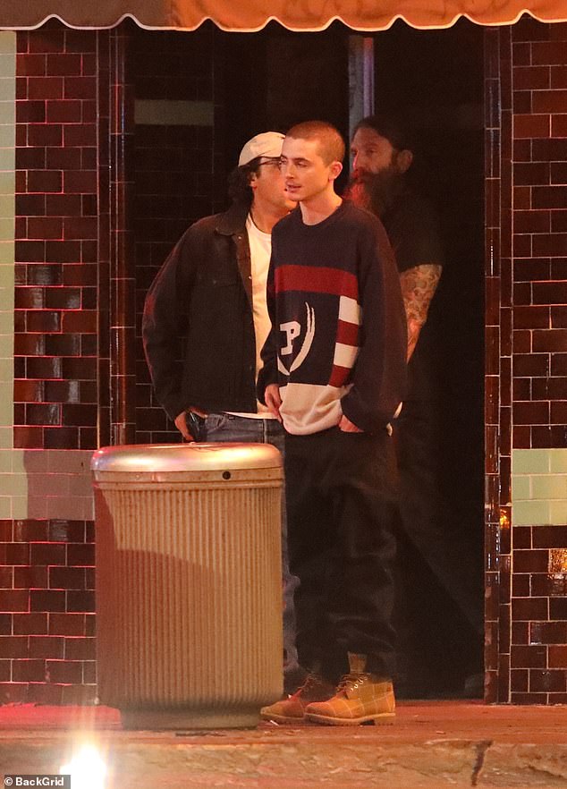 Noting his change in style, body language expert Judi James commented that his 'loping walk complete with side to side rocking suggests an air of a dude whose found his freedom after a long while' (pictured November 15)