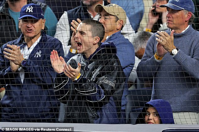 Referencing Timothee and Kylie's last public outing together at a baseball game last month, Judi continued: 'In recent photos of the pair together there was an even more emphatic vibe of a parental-style dynamic' (pictured October 8)