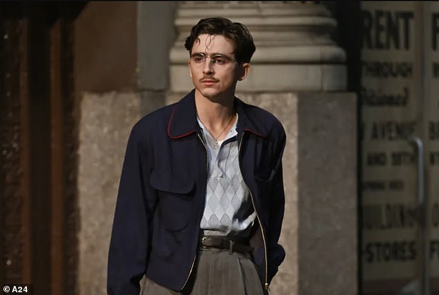 Critics have suggested he'll be up for another Academy Award for his portrayal as table tennis star Marty Mauser in upcoming sports drama Marty Supreme (pictured)