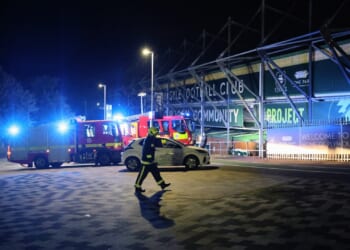 Fire breaks out at EFL stadium just days after same thing happened at local rivals' ground