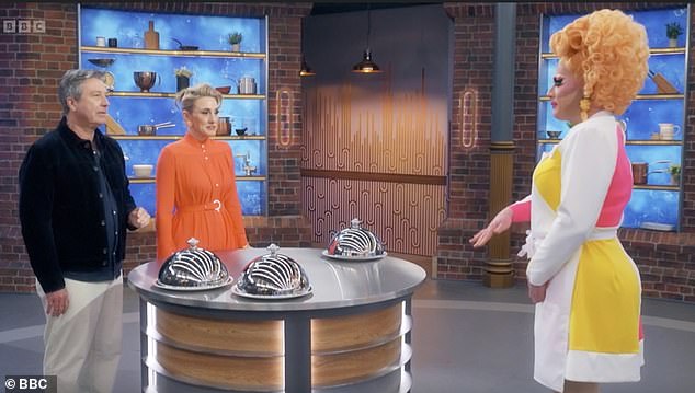 Nevertheless many viewers were stunned to see John back for the new episodes which featured stars including singer Anthony Costa and Drag Race star Ginger Johnson (R)