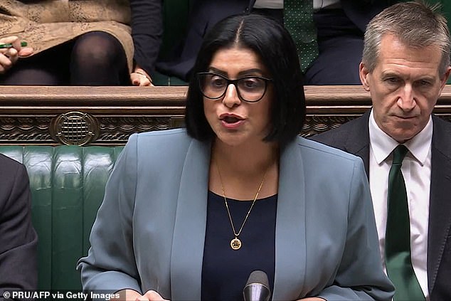 Home Secretary Shabana Mahmood set out her plans in the Commons on Monday and fiercely rejected claims from her own party that she was trying to 'out-reform Reform'