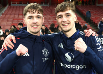 Man Utd legend's sons turn enemies as they face each other in England vs Scotland clash with Young Lions star scoring