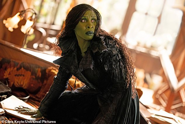 The scheming Wizard  and his fellow conniver Madame Morrible have succeeded in their conspiracy to make Erivo¿s good-hearted Elphaba a pariah