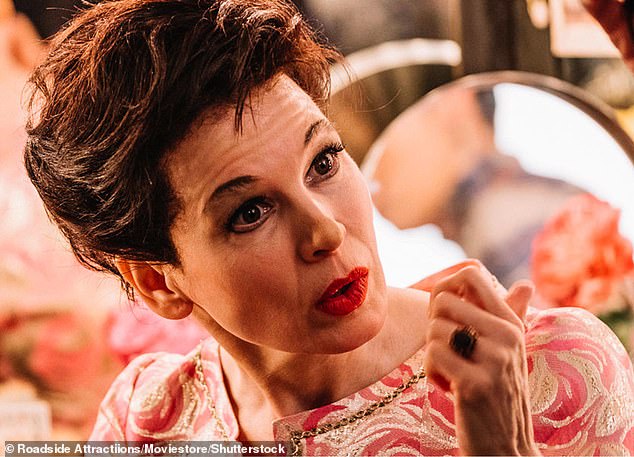 Heavy makeup changed her looks dramatically for her 2019 role in Judy